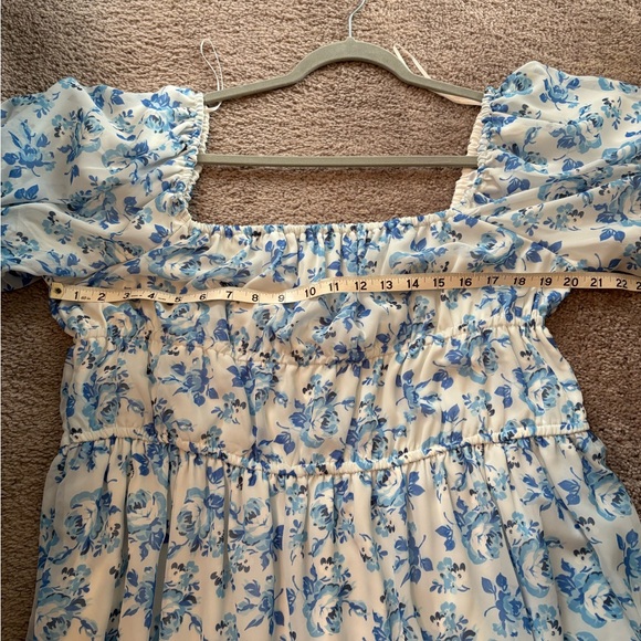 Simply Southern Blue Floral Dress - Picture 3 of 3